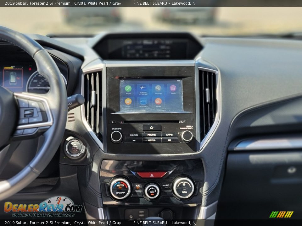2019 Subaru Forester 2.5i Premium Crystal White Pearl / Gray Photo #4