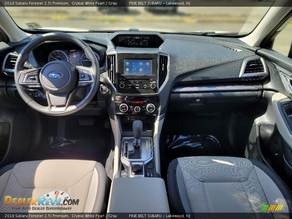 2019 Subaru Forester 2.5i Premium Crystal White Pearl / Gray Photo #6