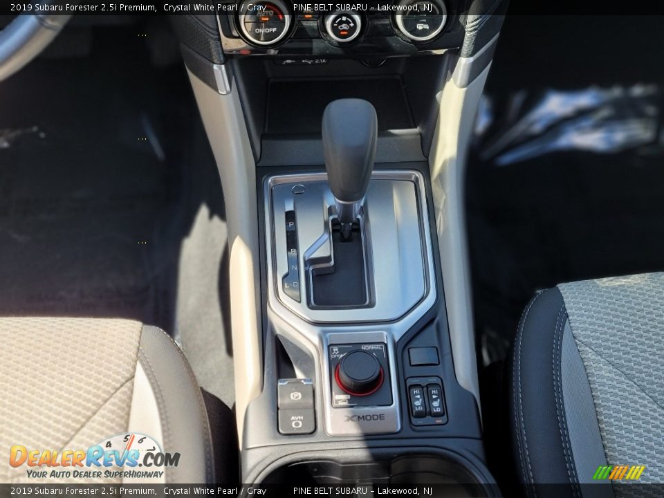 2019 Subaru Forester 2.5i Premium Crystal White Pearl / Gray Photo #10
