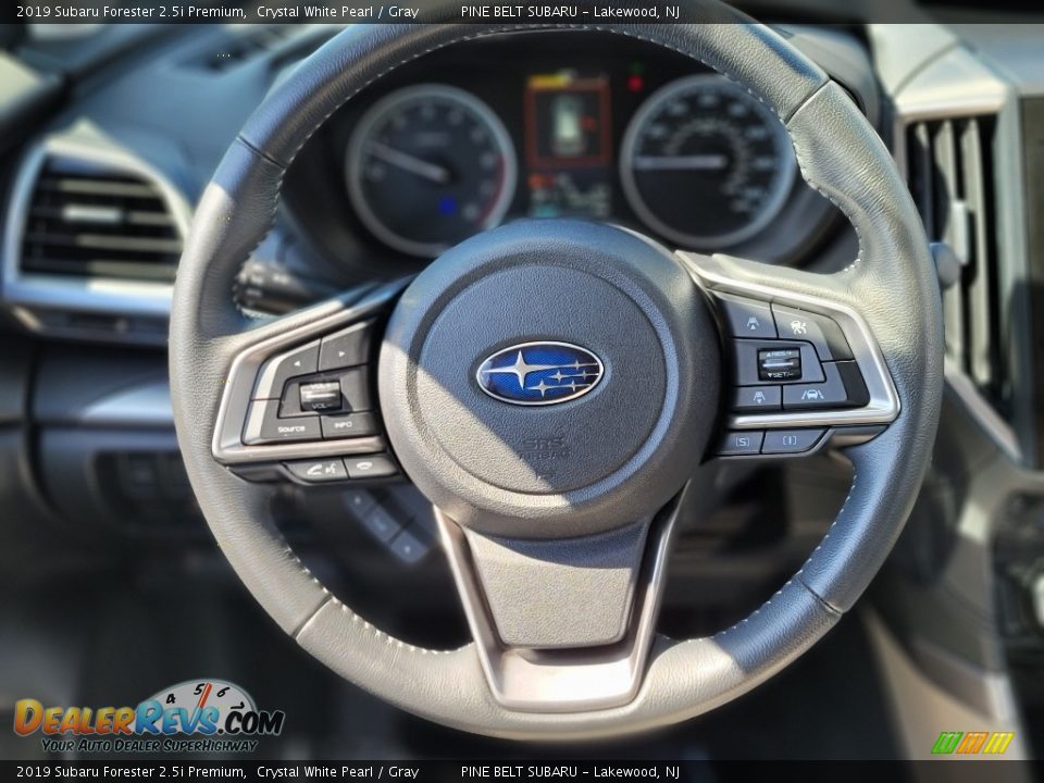 2019 Subaru Forester 2.5i Premium Crystal White Pearl / Gray Photo #12