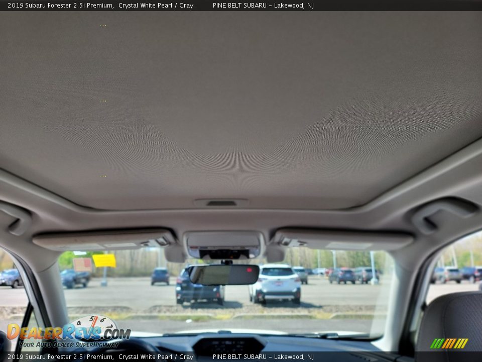 2019 Subaru Forester 2.5i Premium Crystal White Pearl / Gray Photo #13