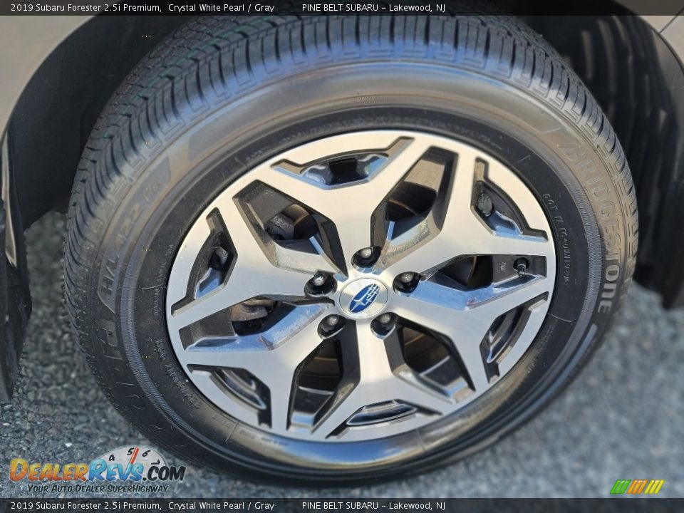 2019 Subaru Forester 2.5i Premium Crystal White Pearl / Gray Photo #23