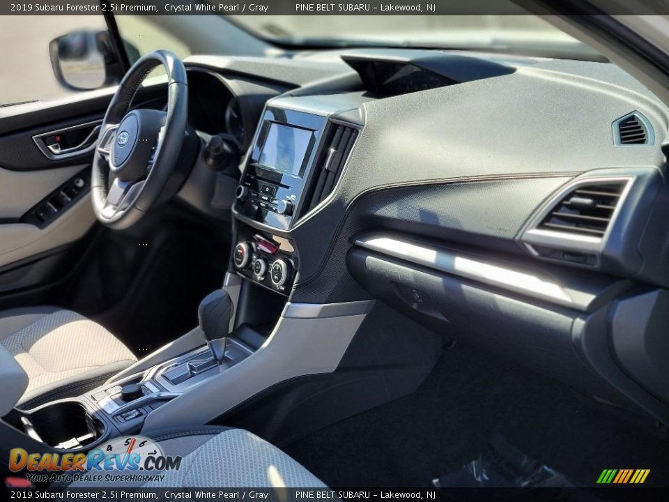 2019 Subaru Forester 2.5i Premium Crystal White Pearl / Gray Photo #25
