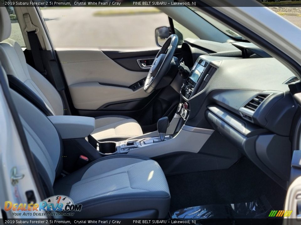 2019 Subaru Forester 2.5i Premium Crystal White Pearl / Gray Photo #26