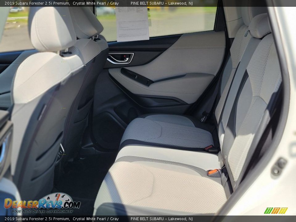 2019 Subaru Forester 2.5i Premium Crystal White Pearl / Gray Photo #33