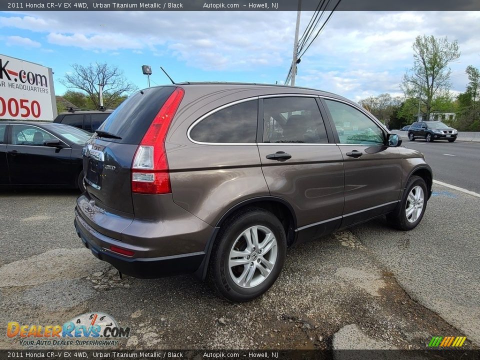 2011 Honda CR-V EX 4WD Urban Titanium Metallic / Black Photo #4