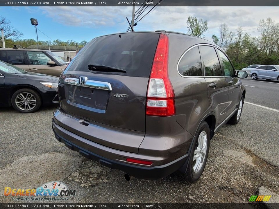 2011 Honda CR-V EX 4WD Urban Titanium Metallic / Black Photo #5