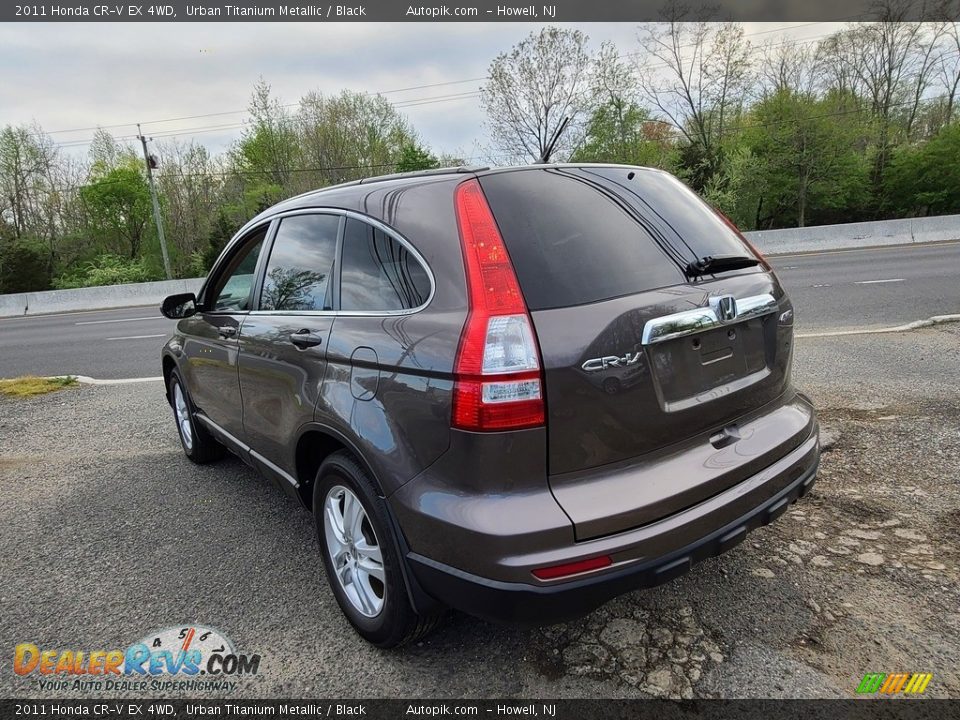 2011 Honda CR-V EX 4WD Urban Titanium Metallic / Black Photo #8