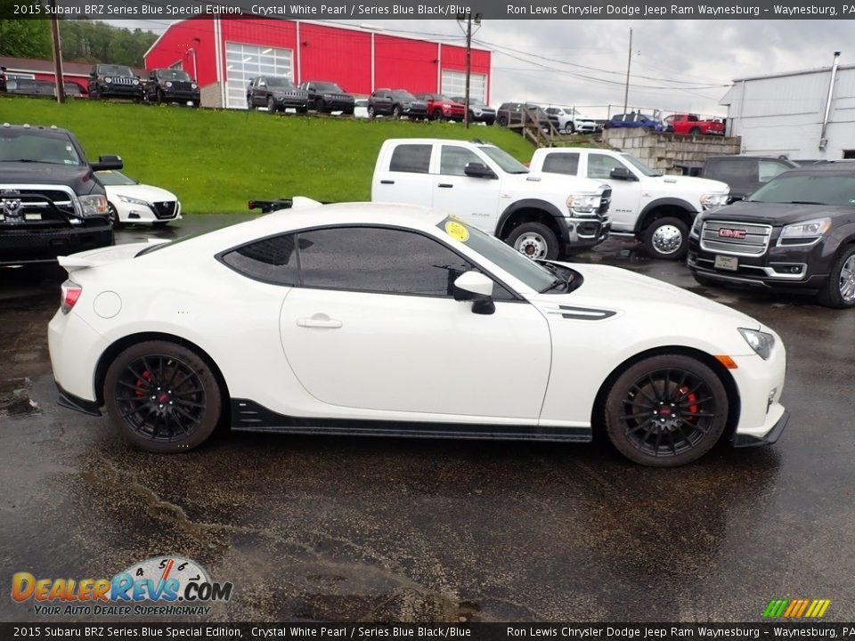 2015 Subaru BRZ Series.Blue Special Edition Crystal White Pearl / Series.Blue Black/Blue Photo #7