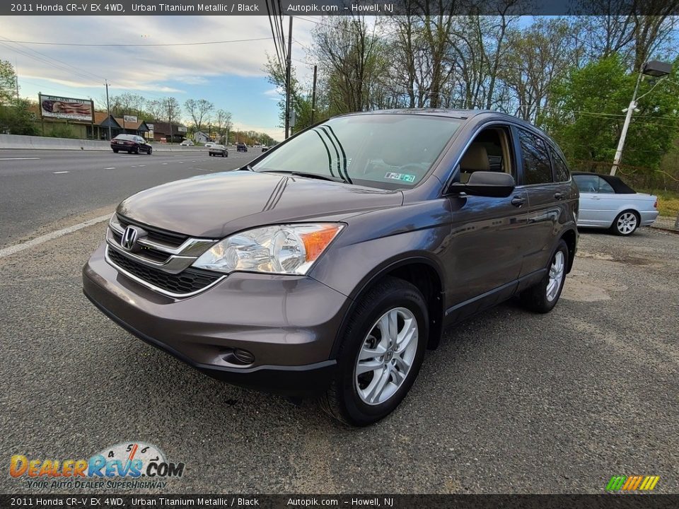 2011 Honda CR-V EX 4WD Urban Titanium Metallic / Black Photo #11