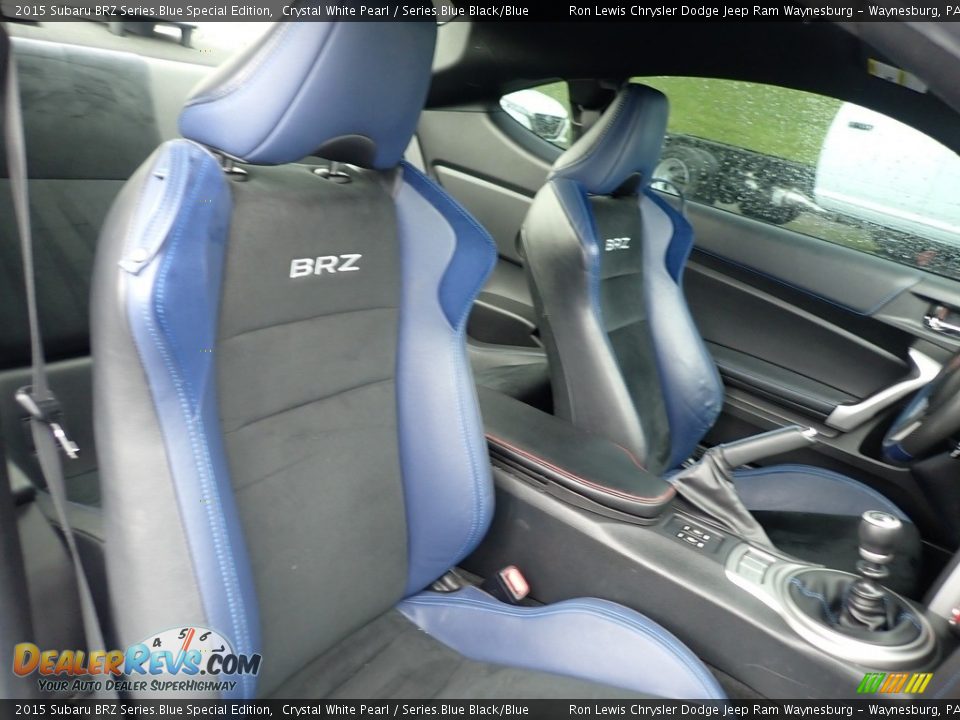 2015 Subaru BRZ Series.Blue Special Edition Crystal White Pearl / Series.Blue Black/Blue Photo #11