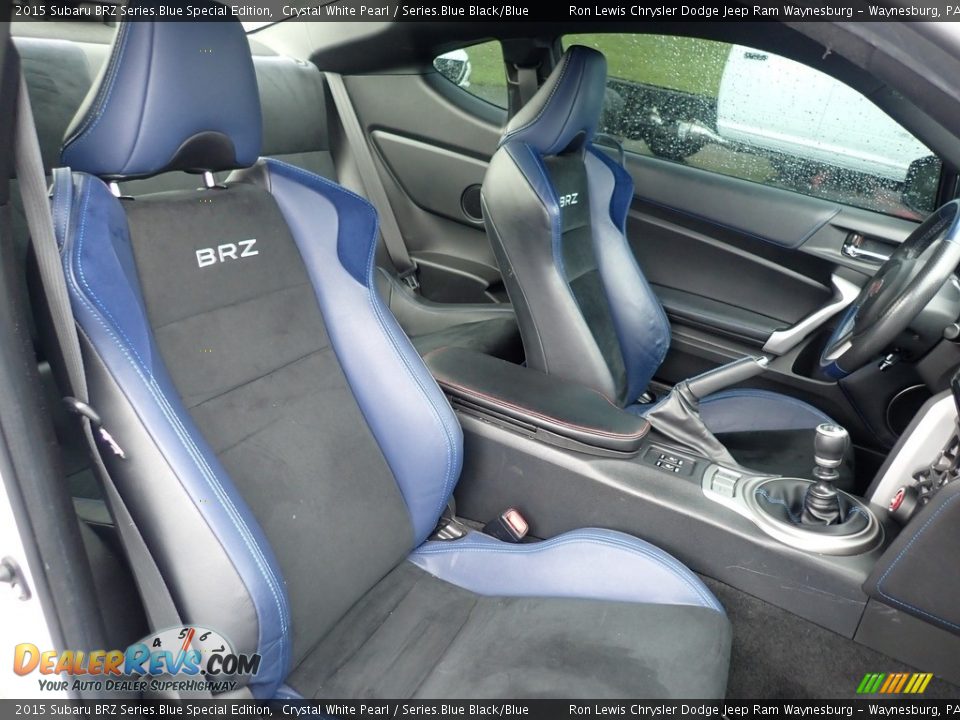 2015 Subaru BRZ Series.Blue Special Edition Crystal White Pearl / Series.Blue Black/Blue Photo #12