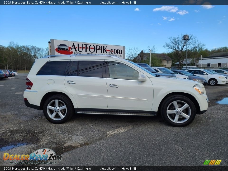 2009 Mercedes-Benz GL 450 4Matic Arctic White / Cashmere Photo #3