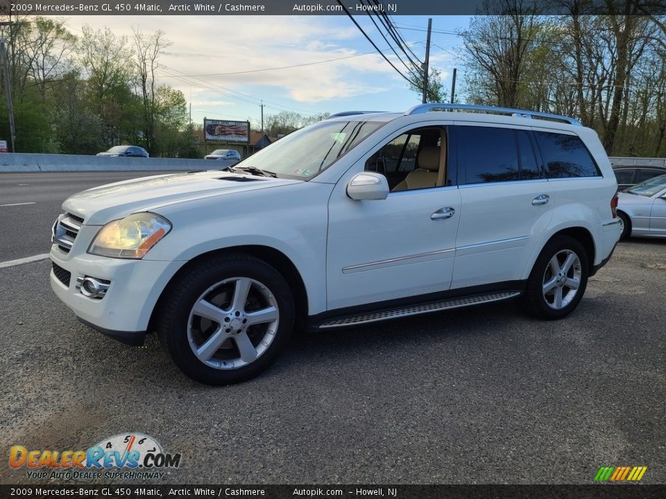 2009 Mercedes-Benz GL 450 4Matic Arctic White / Cashmere Photo #10