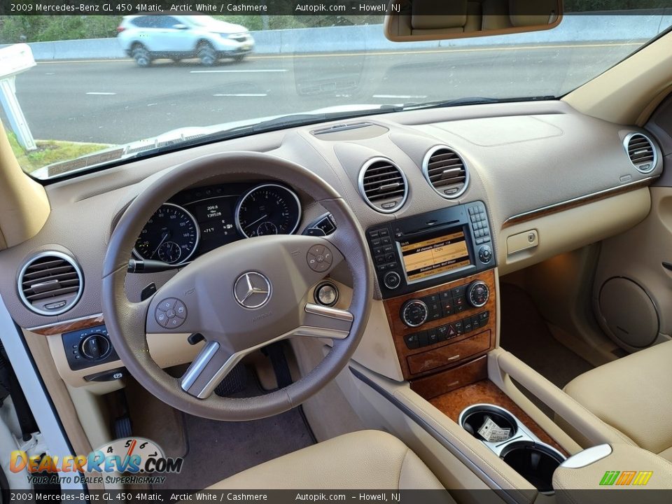 2009 Mercedes-Benz GL 450 4Matic Arctic White / Cashmere Photo #14