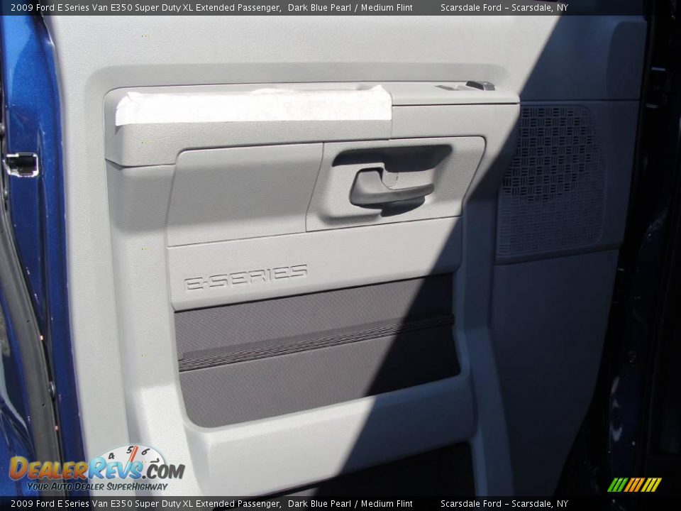 2009 Ford E Series Van E350 Super Duty XL Extended Passenger Dark Blue Pearl / Medium Flint Photo #9