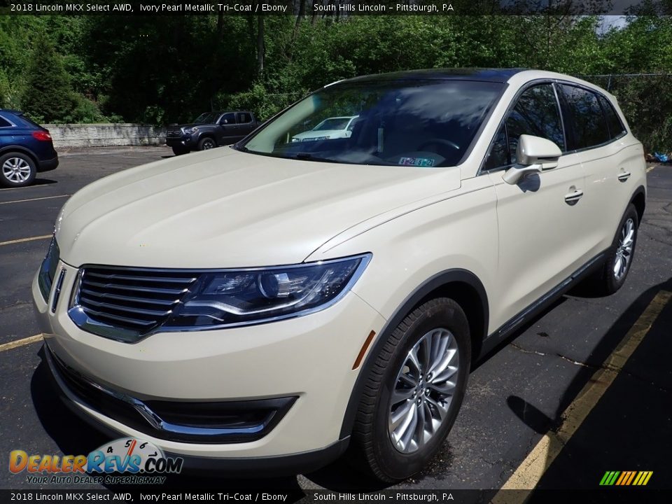 2018 Lincoln MKX Select AWD Ivory Pearl Metallic Tri-Coat / Ebony Photo #1