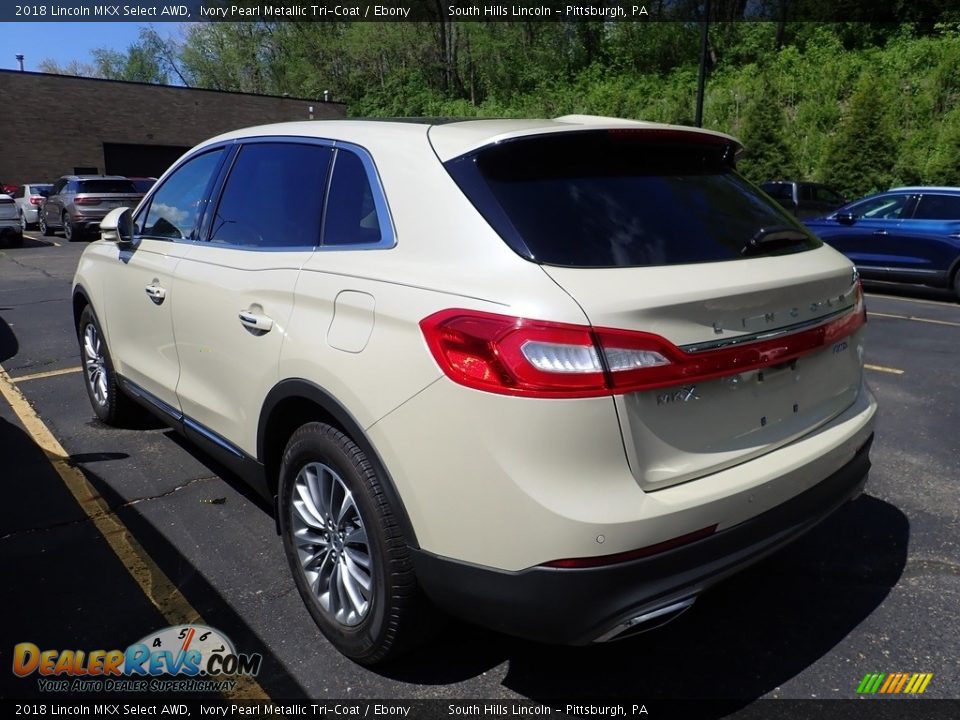 2018 Lincoln MKX Select AWD Ivory Pearl Metallic Tri-Coat / Ebony Photo #2