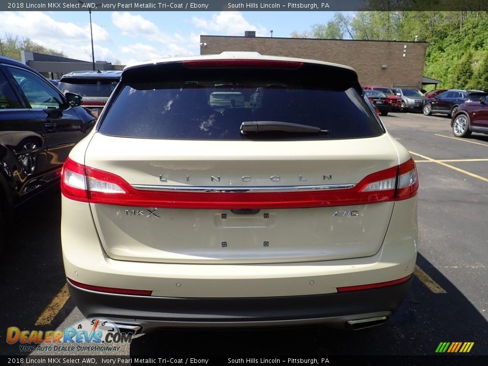 2018 Lincoln MKX Select AWD Ivory Pearl Metallic Tri-Coat / Ebony Photo #3