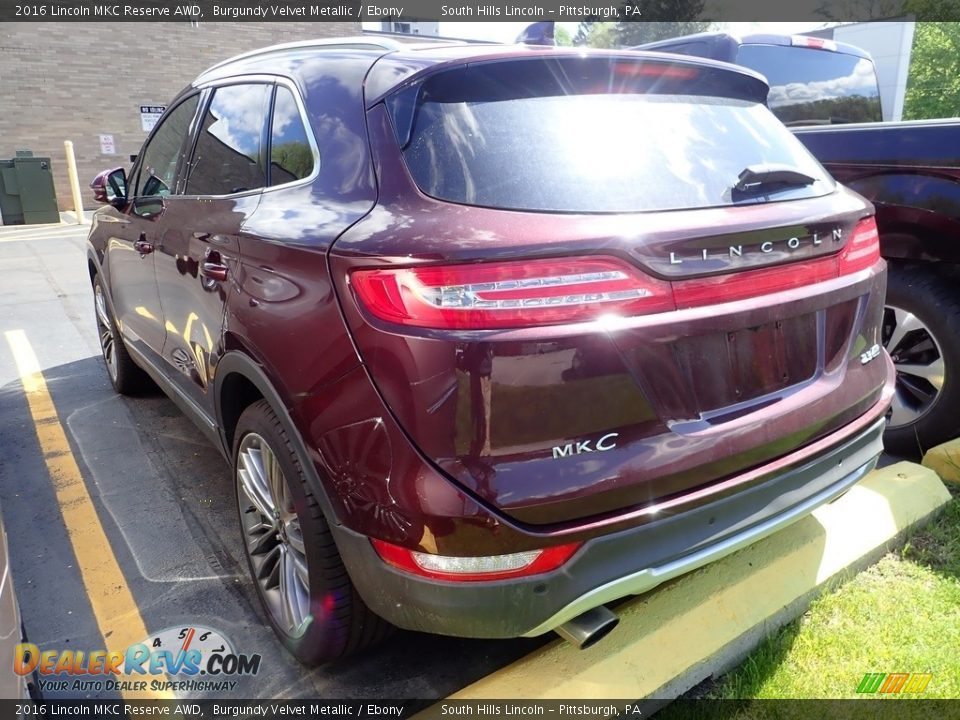 2016 Lincoln MKC Reserve AWD Burgundy Velvet Metallic / Ebony Photo #2