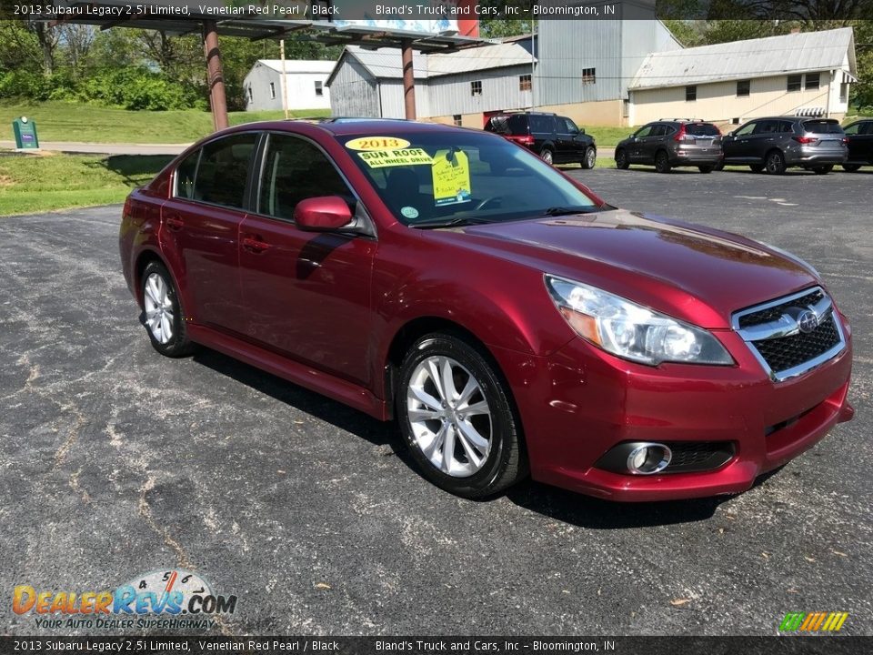 2013 Subaru Legacy 2.5i Limited Venetian Red Pearl / Black Photo #4