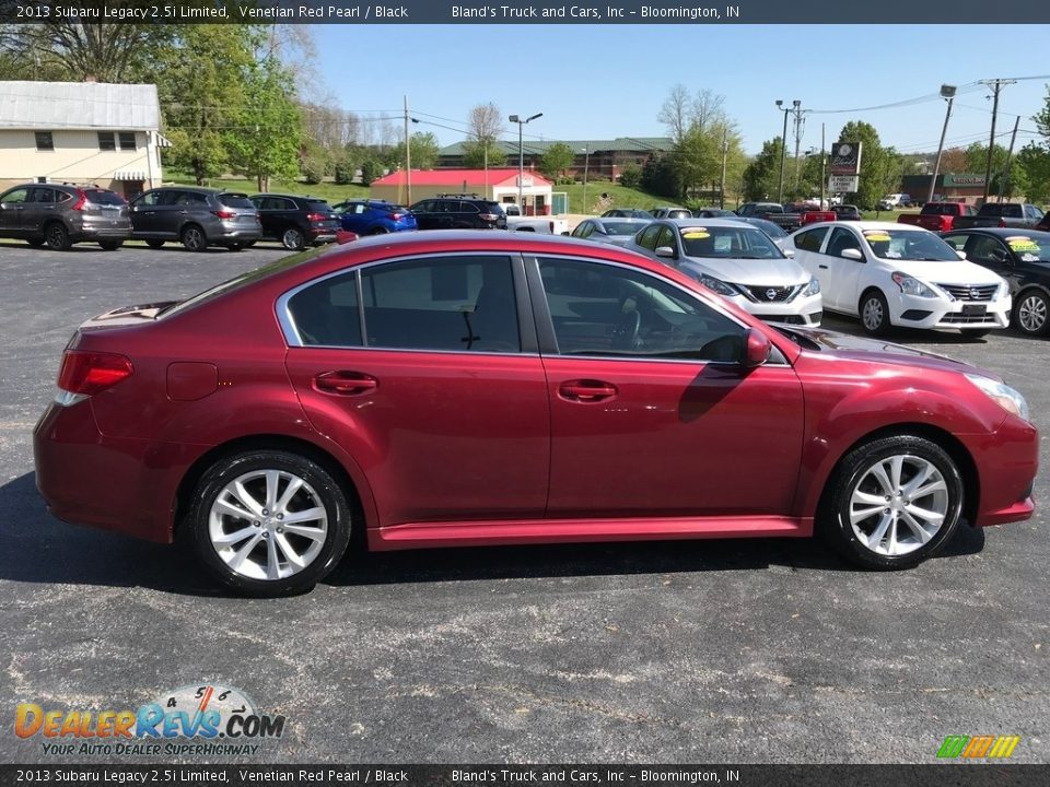 2013 Subaru Legacy 2.5i Limited Venetian Red Pearl / Black Photo #5