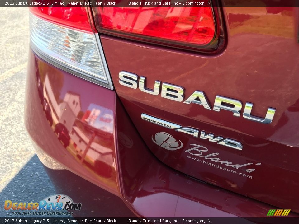 2013 Subaru Legacy 2.5i Limited Venetian Red Pearl / Black Photo #9