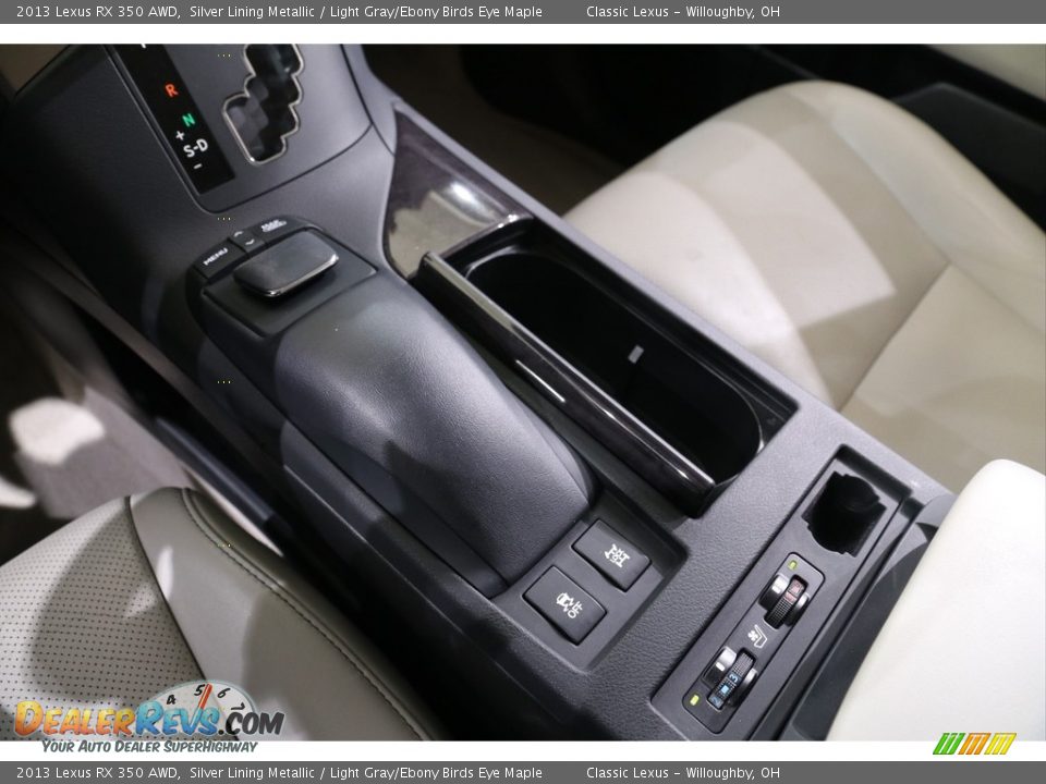 2013 Lexus RX 350 AWD Silver Lining Metallic / Light Gray/Ebony Birds Eye Maple Photo #12