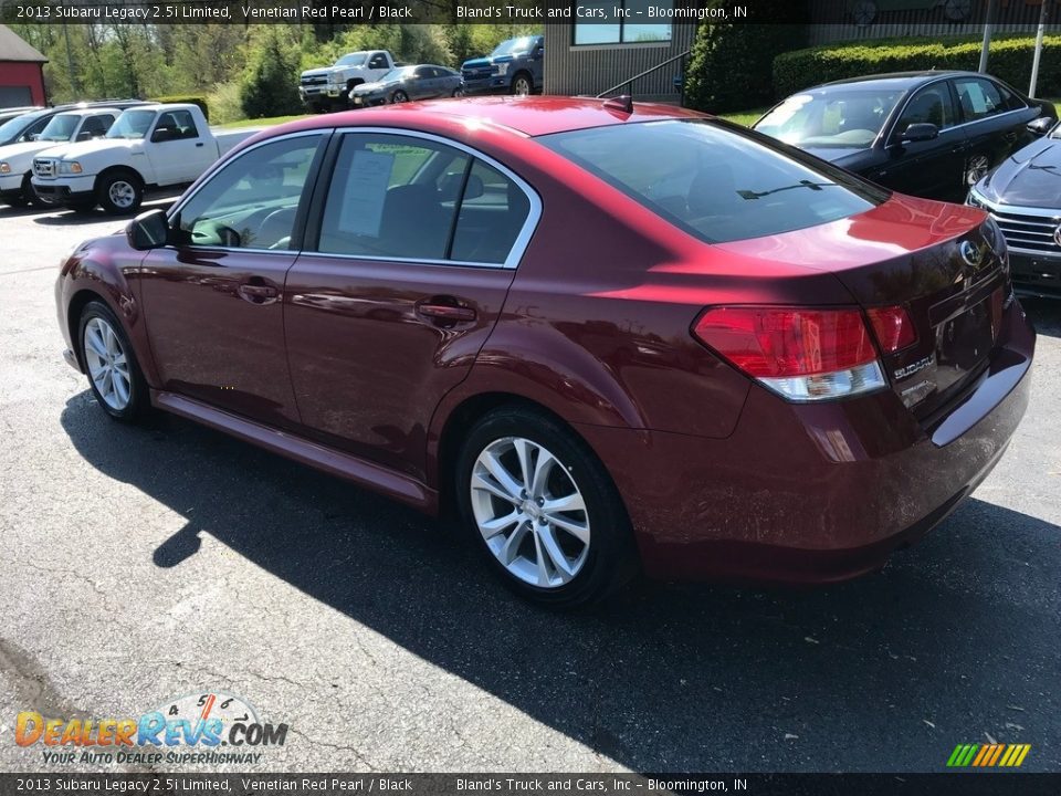 2013 Subaru Legacy 2.5i Limited Venetian Red Pearl / Black Photo #10