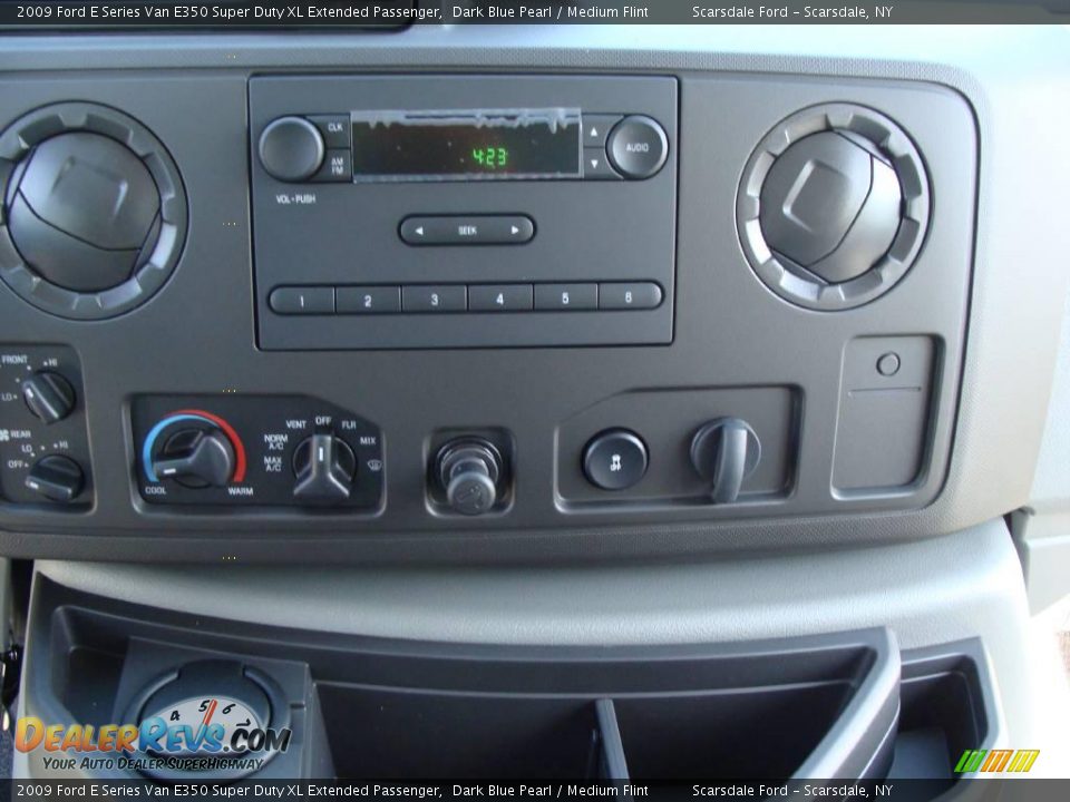 2009 Ford E Series Van E350 Super Duty XL Extended Passenger Dark Blue Pearl / Medium Flint Photo #18