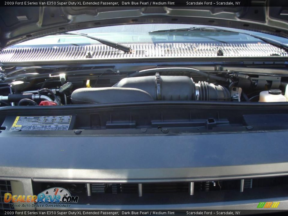 2009 Ford E Series Van E350 Super Duty XL Extended Passenger Dark Blue Pearl / Medium Flint Photo #21