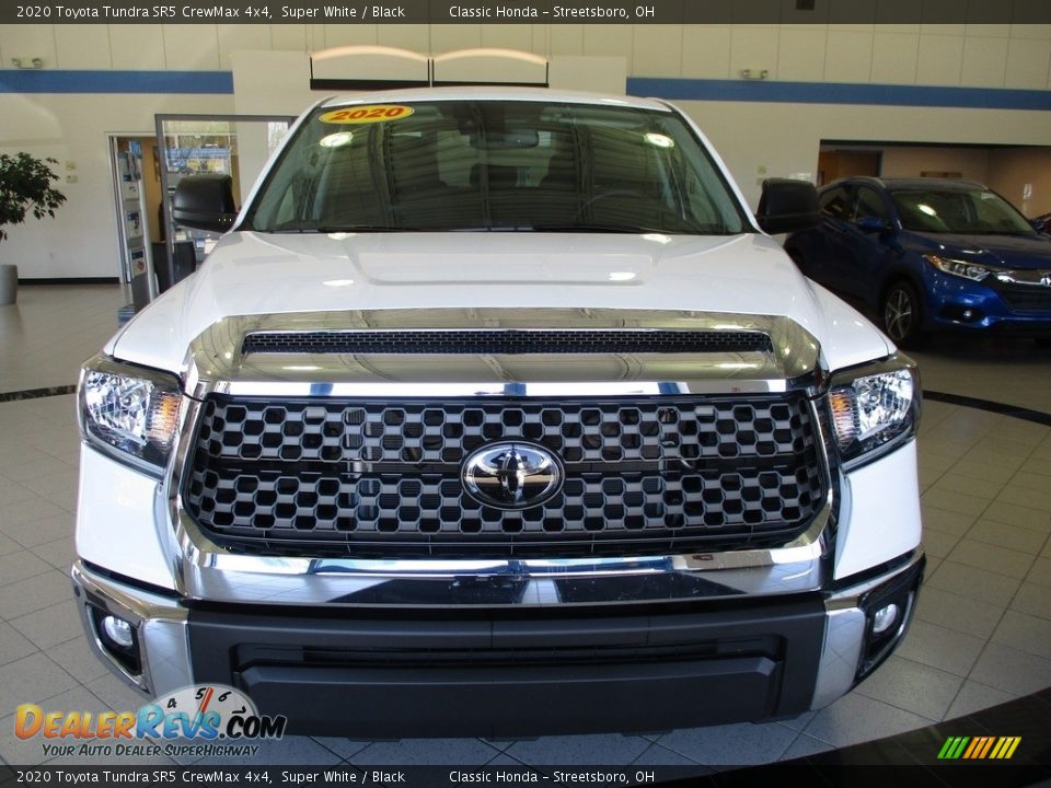 2020 Toyota Tundra SR5 CrewMax 4x4 Super White / Black Photo #2