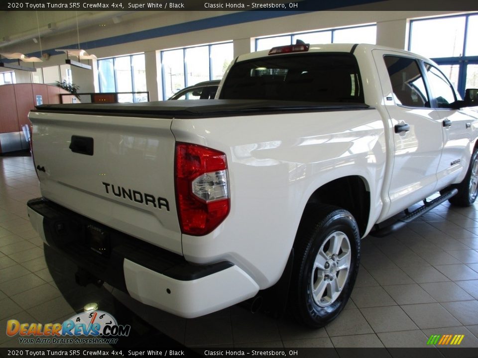 2020 Toyota Tundra SR5 CrewMax 4x4 Super White / Black Photo #8
