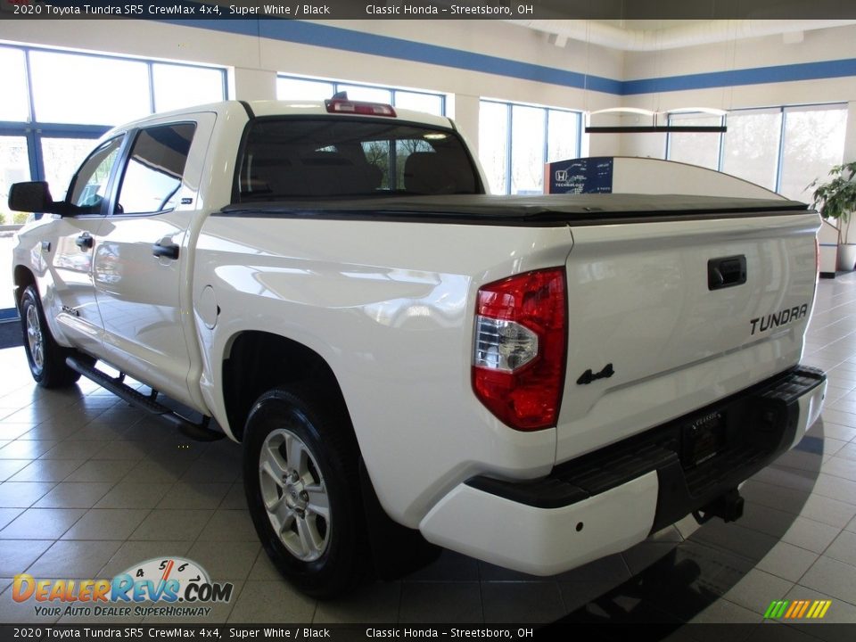 2020 Toyota Tundra SR5 CrewMax 4x4 Super White / Black Photo #9
