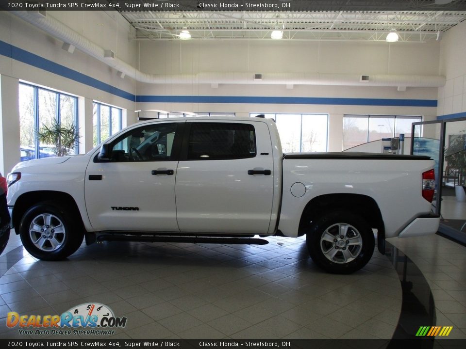 2020 Toyota Tundra SR5 CrewMax 4x4 Super White / Black Photo #11