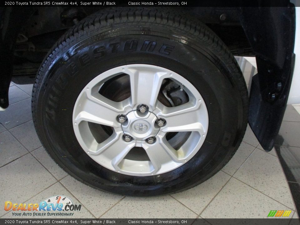 2020 Toyota Tundra SR5 CrewMax 4x4 Super White / Black Photo #12