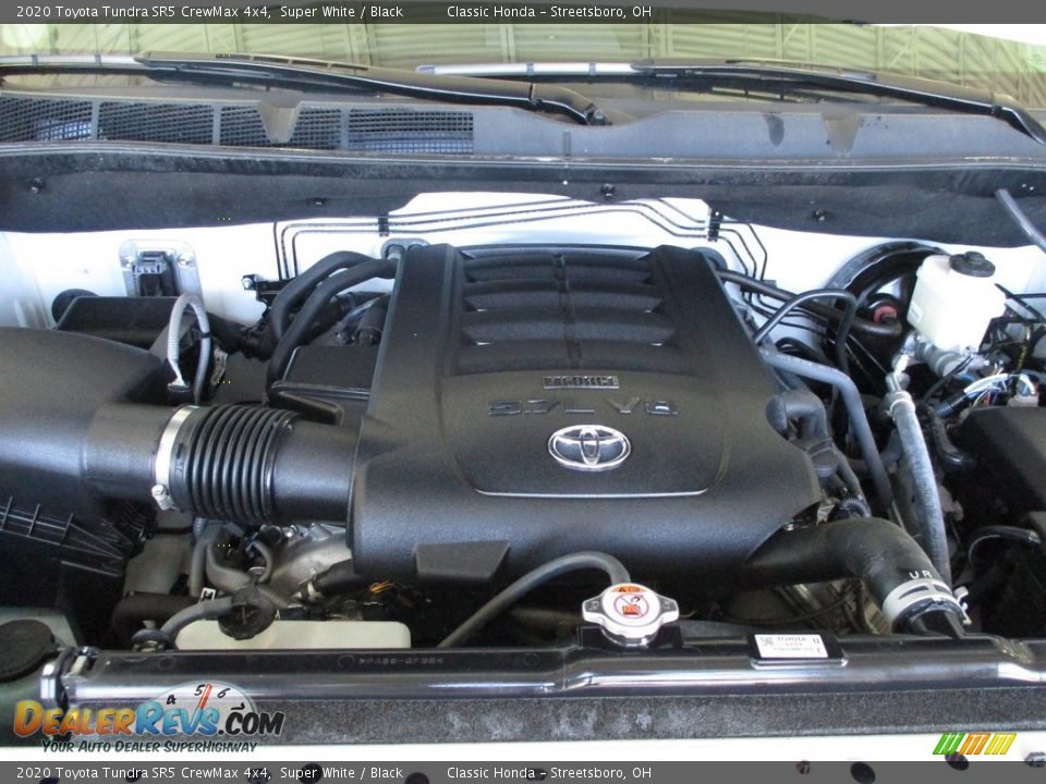 2020 Toyota Tundra SR5 CrewMax 4x4 Super White / Black Photo #14