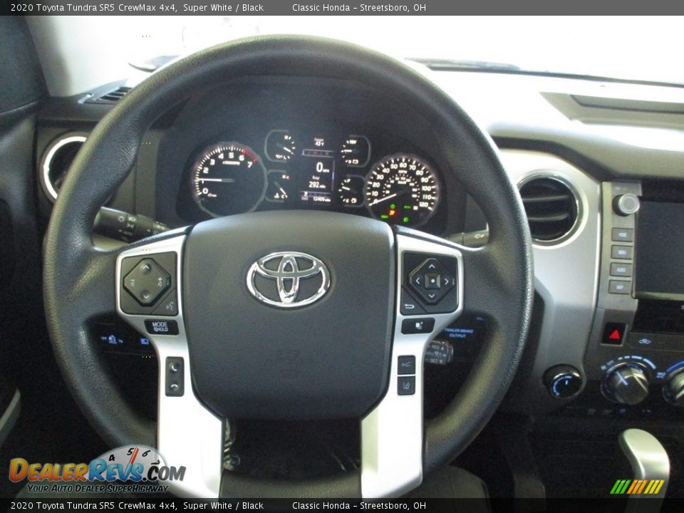 2020 Toyota Tundra SR5 CrewMax 4x4 Super White / Black Photo #31
