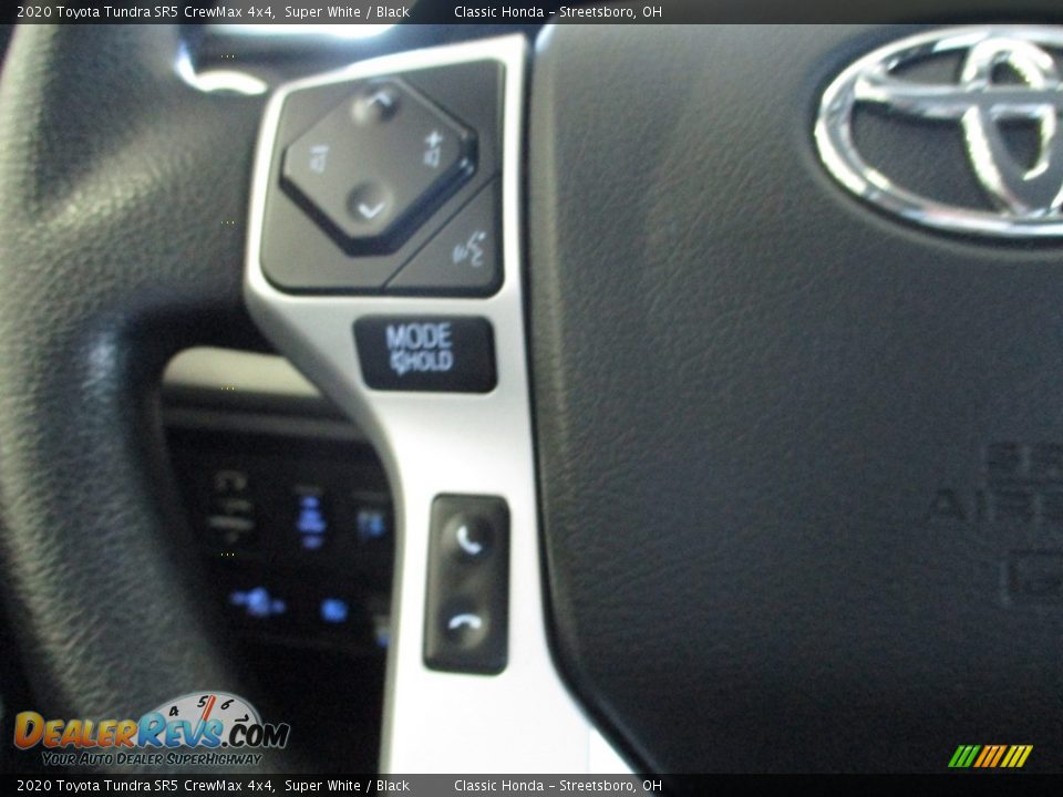 2020 Toyota Tundra SR5 CrewMax 4x4 Super White / Black Photo #32