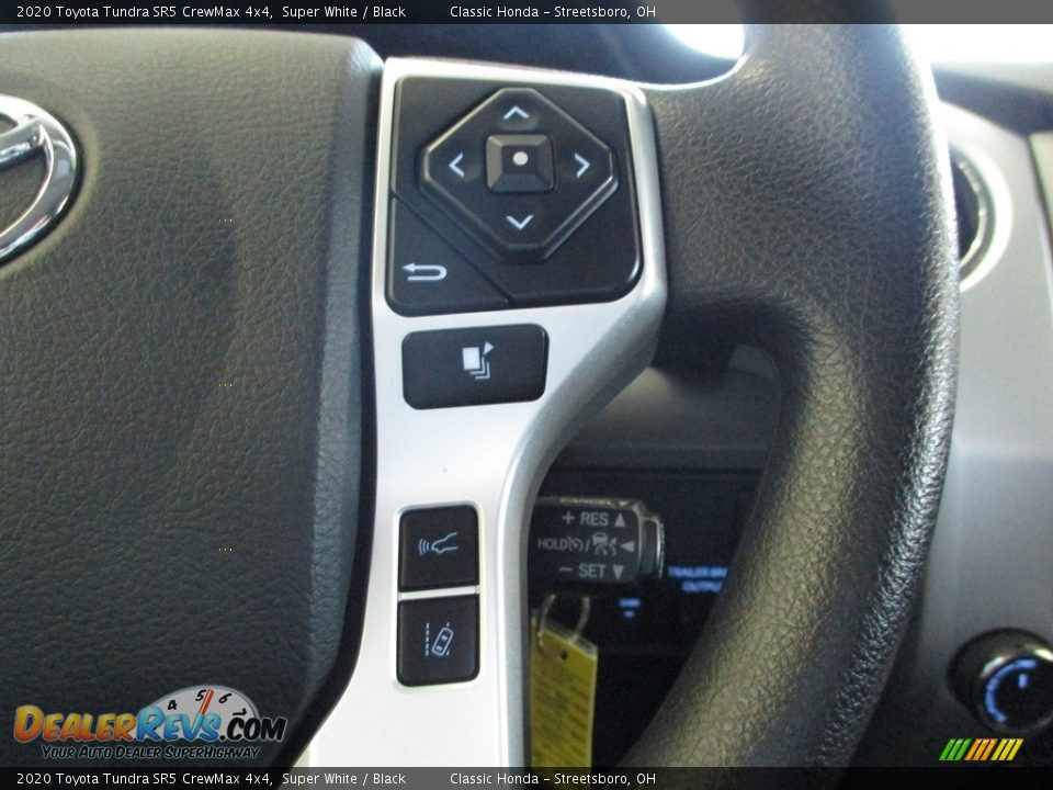 2020 Toyota Tundra SR5 CrewMax 4x4 Super White / Black Photo #33