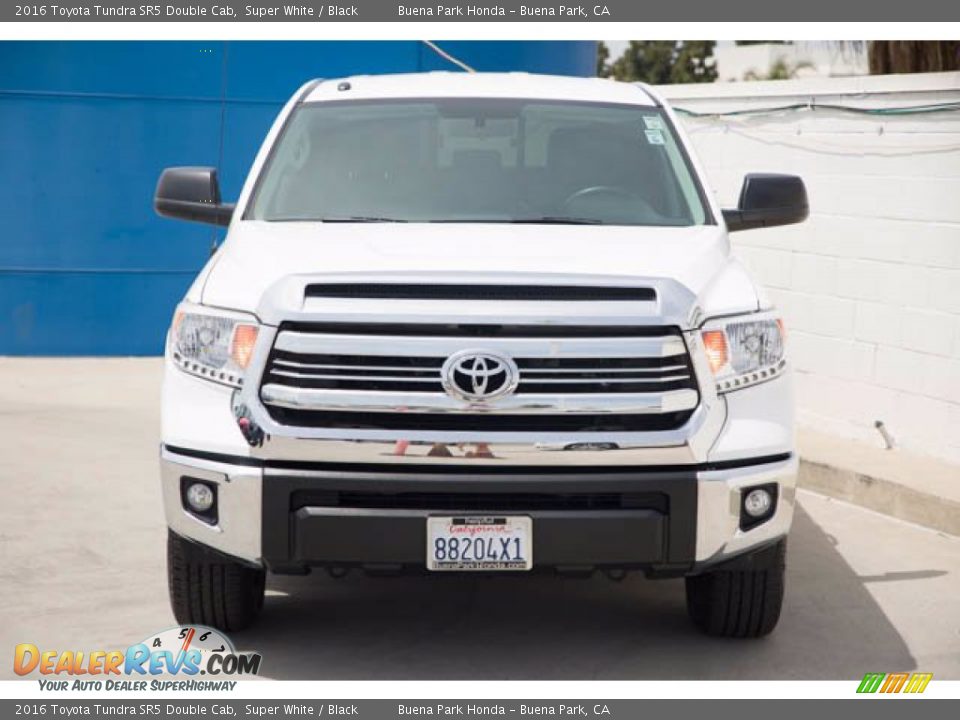 2016 Toyota Tundra SR5 Double Cab Super White / Black Photo #7