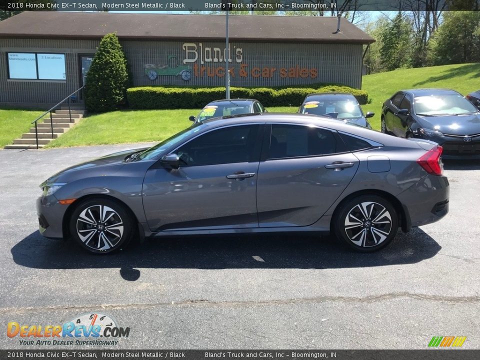 2018 Honda Civic EX-T Sedan Modern Steel Metallic / Black Photo #1