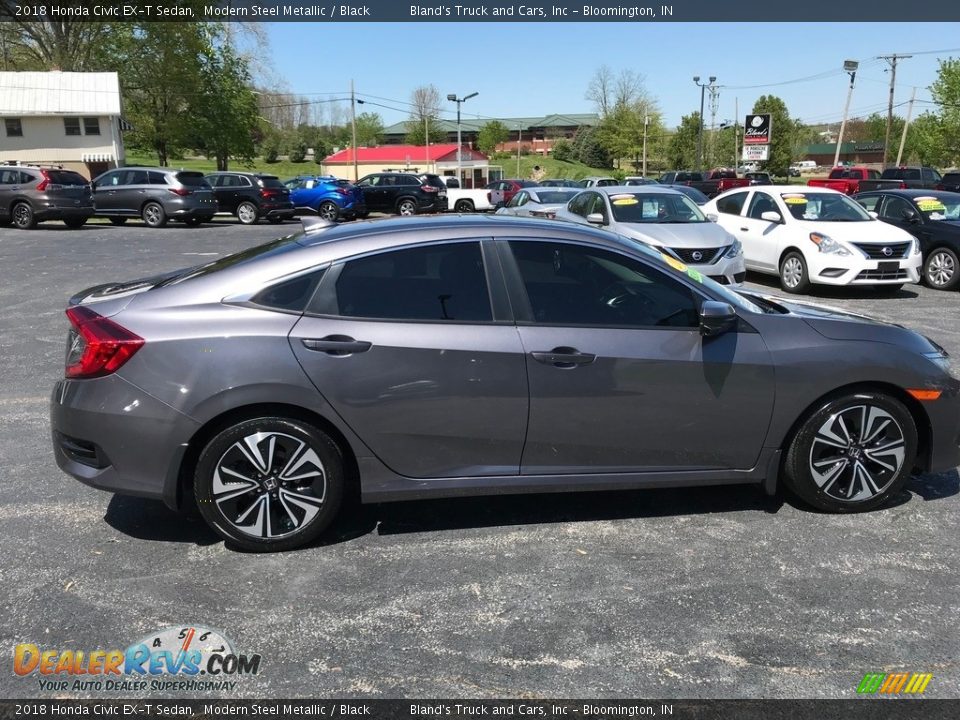 2018 Honda Civic EX-T Sedan Modern Steel Metallic / Black Photo #5