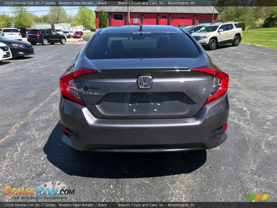 2018 Honda Civic EX-T Sedan Modern Steel Metallic / Black Photo #7