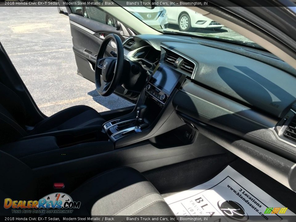 2018 Honda Civic EX-T Sedan Modern Steel Metallic / Black Photo #36