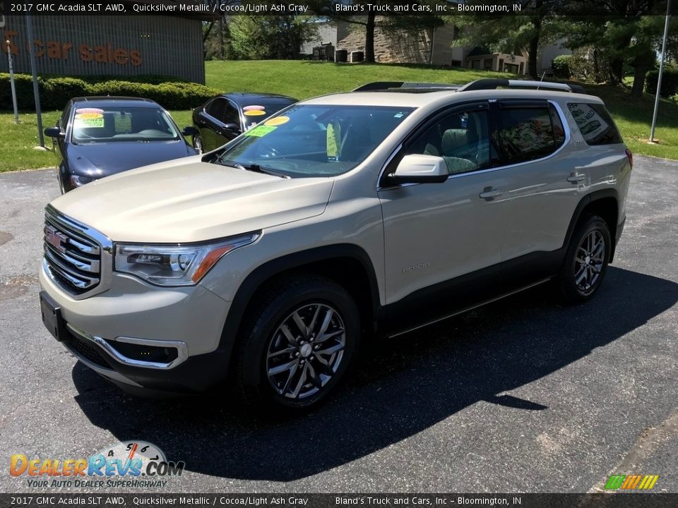 2017 GMC Acadia SLT AWD Quicksilver Metallic / Cocoa/Light Ash Gray Photo #2