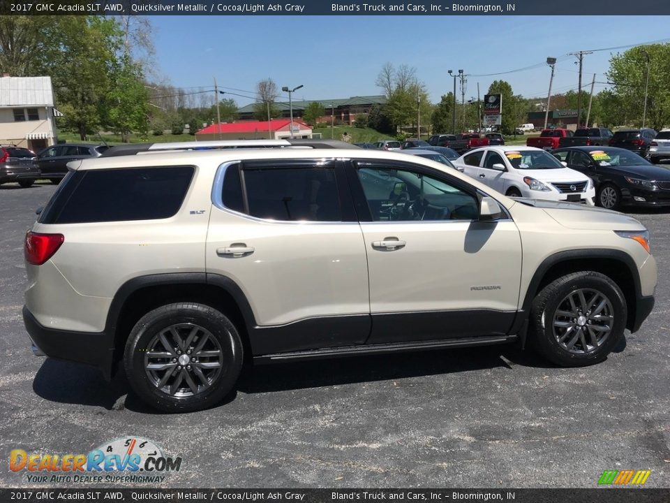 2017 GMC Acadia SLT AWD Quicksilver Metallic / Cocoa/Light Ash Gray Photo #5