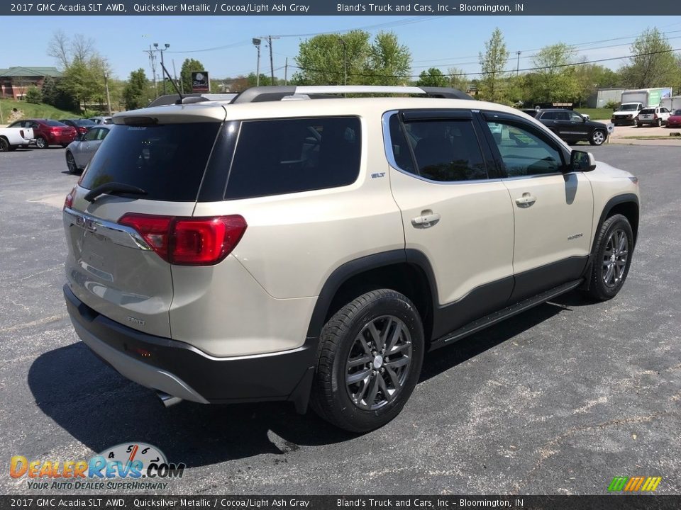 2017 GMC Acadia SLT AWD Quicksilver Metallic / Cocoa/Light Ash Gray Photo #6