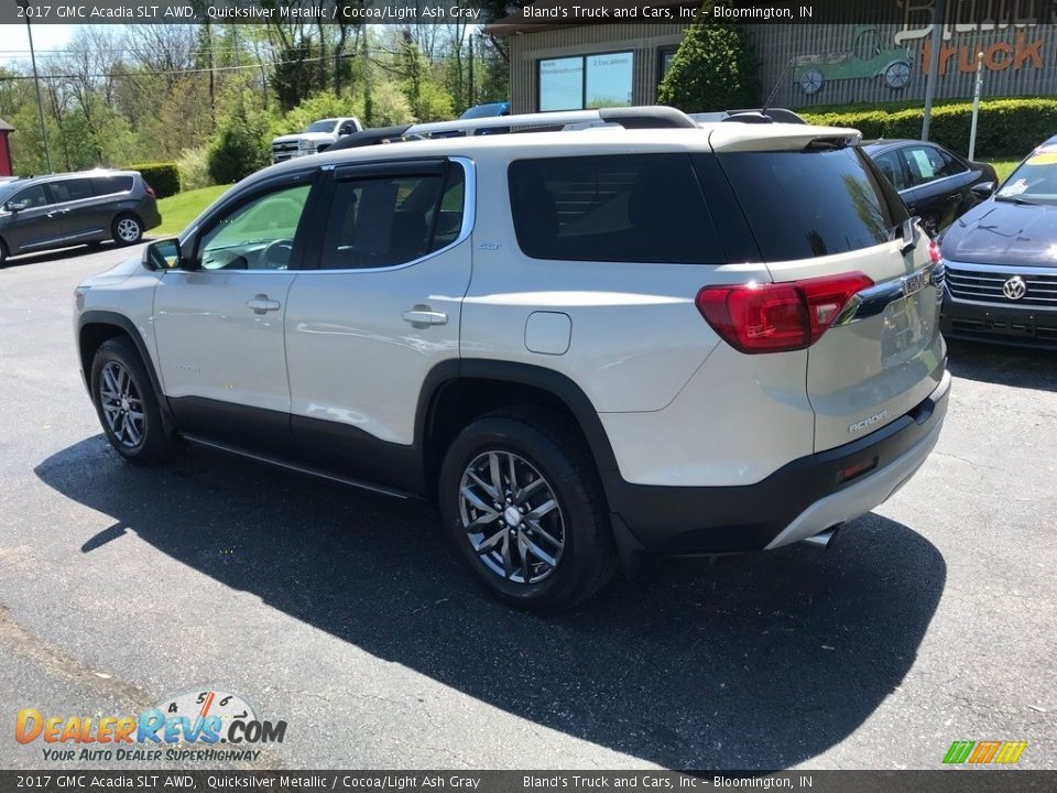 2017 GMC Acadia SLT AWD Quicksilver Metallic / Cocoa/Light Ash Gray Photo #13