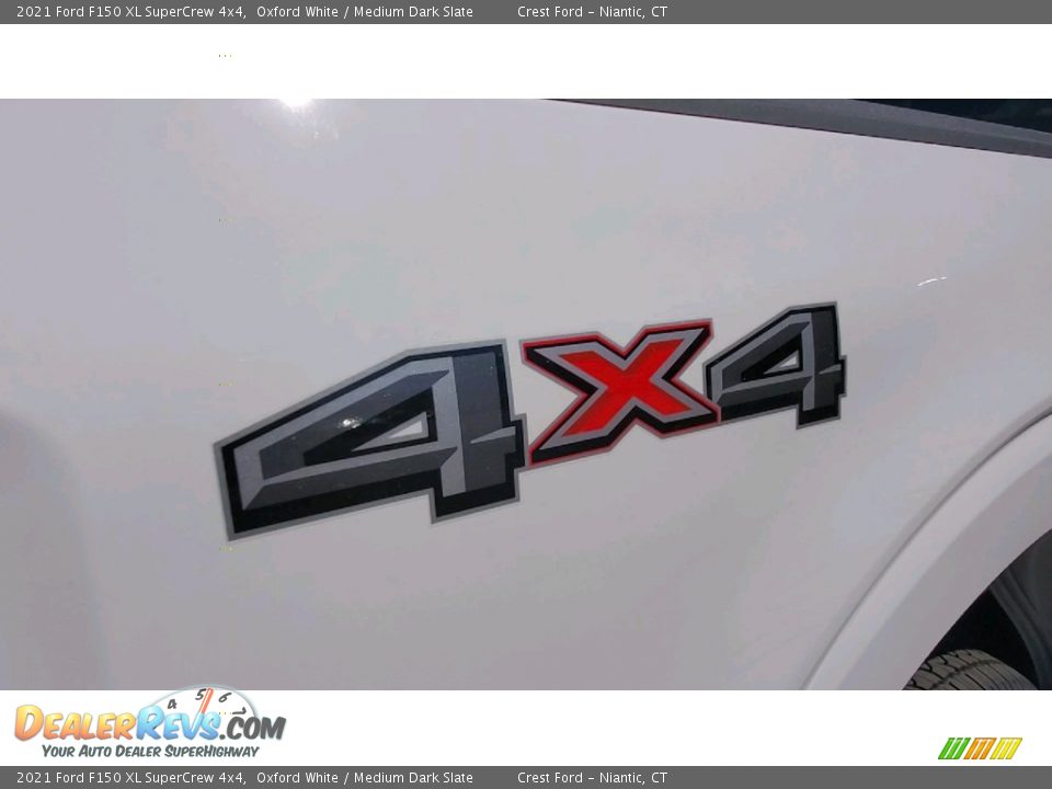 2021 Ford F150 XL SuperCrew 4x4 Oxford White / Medium Dark Slate Photo #9